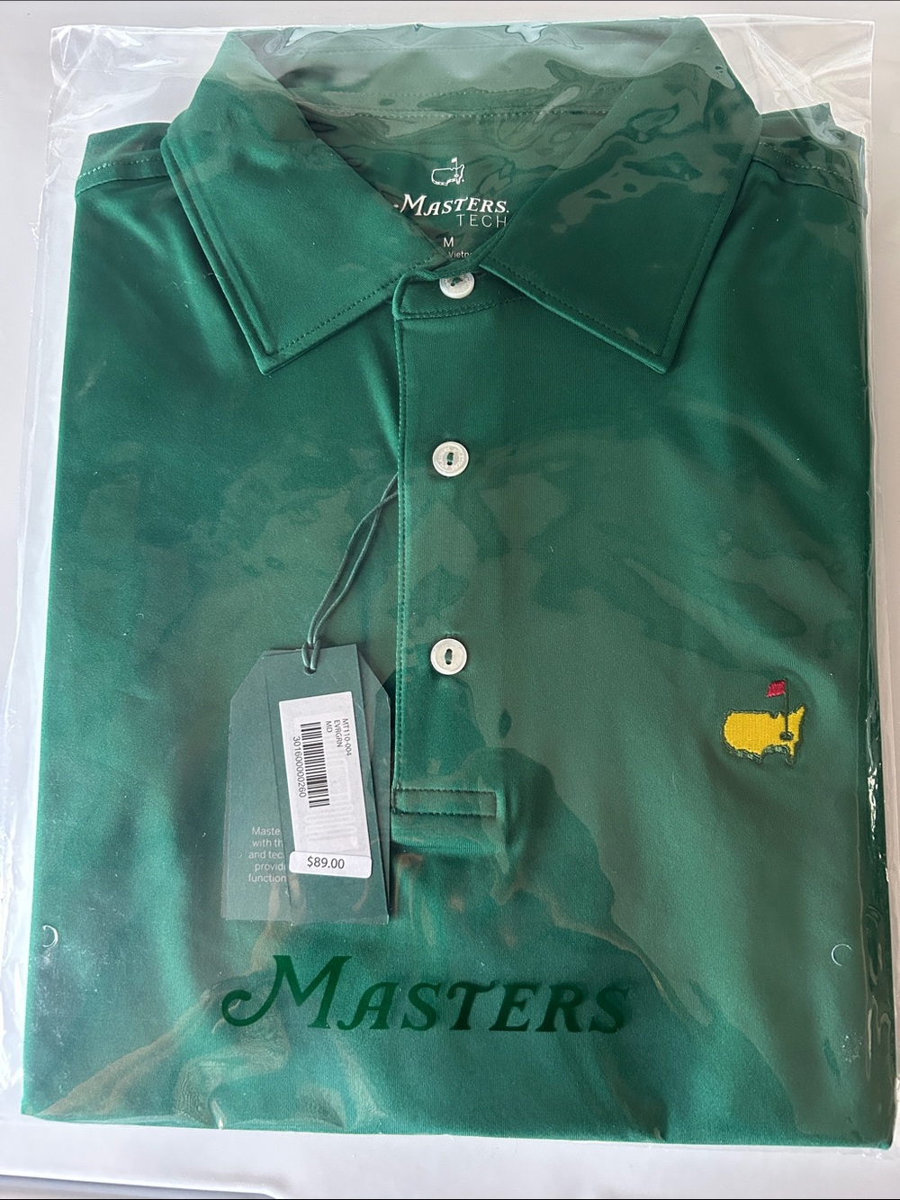 Masters Green Polo with Yellow Masters Emblem✨Original Packaging